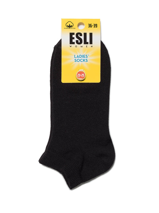 Conte Esli #19S-149SPE(000) - 1 pair Classic Cotton Cropped Women's Socks