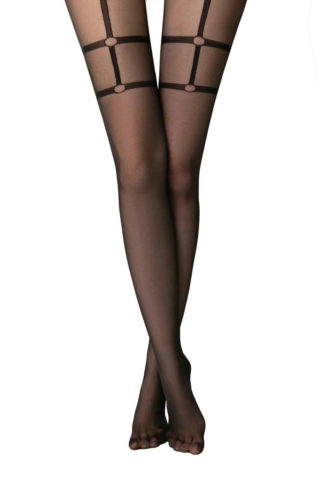 Conte Instinct 30 Den - Fantasy Women's Tights “imitation stockings with garters” (24S-79SP)