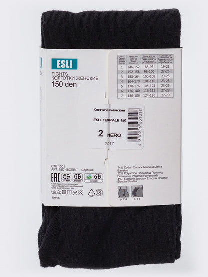 Conte/Esli Termale 150 Den - 74% Cotton Warm Opaque Women's Tights (15С-48СПЕ/Т)