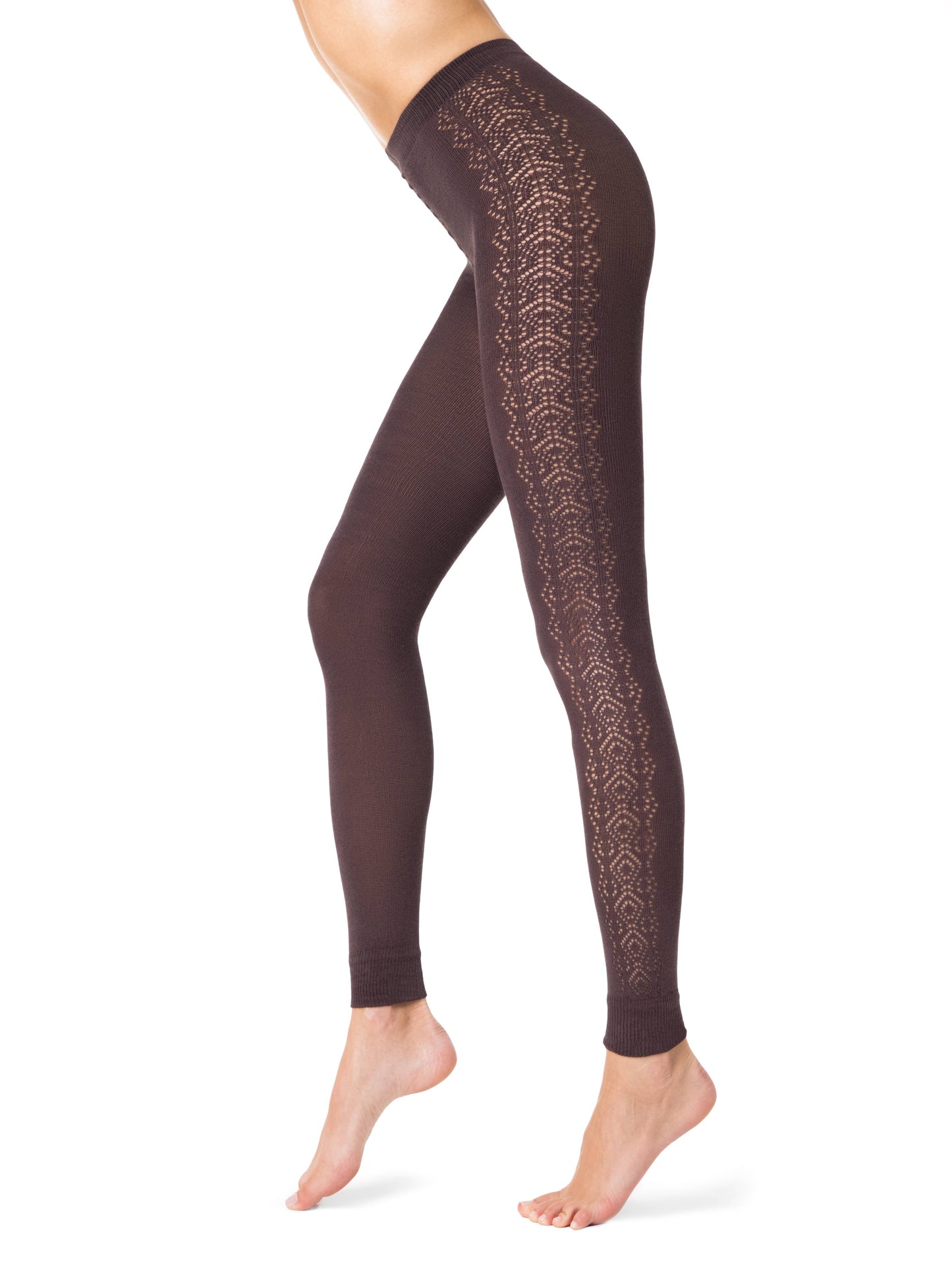 Conte Cascade - Cotton Openwork Women's Leggings (13С-58СП)