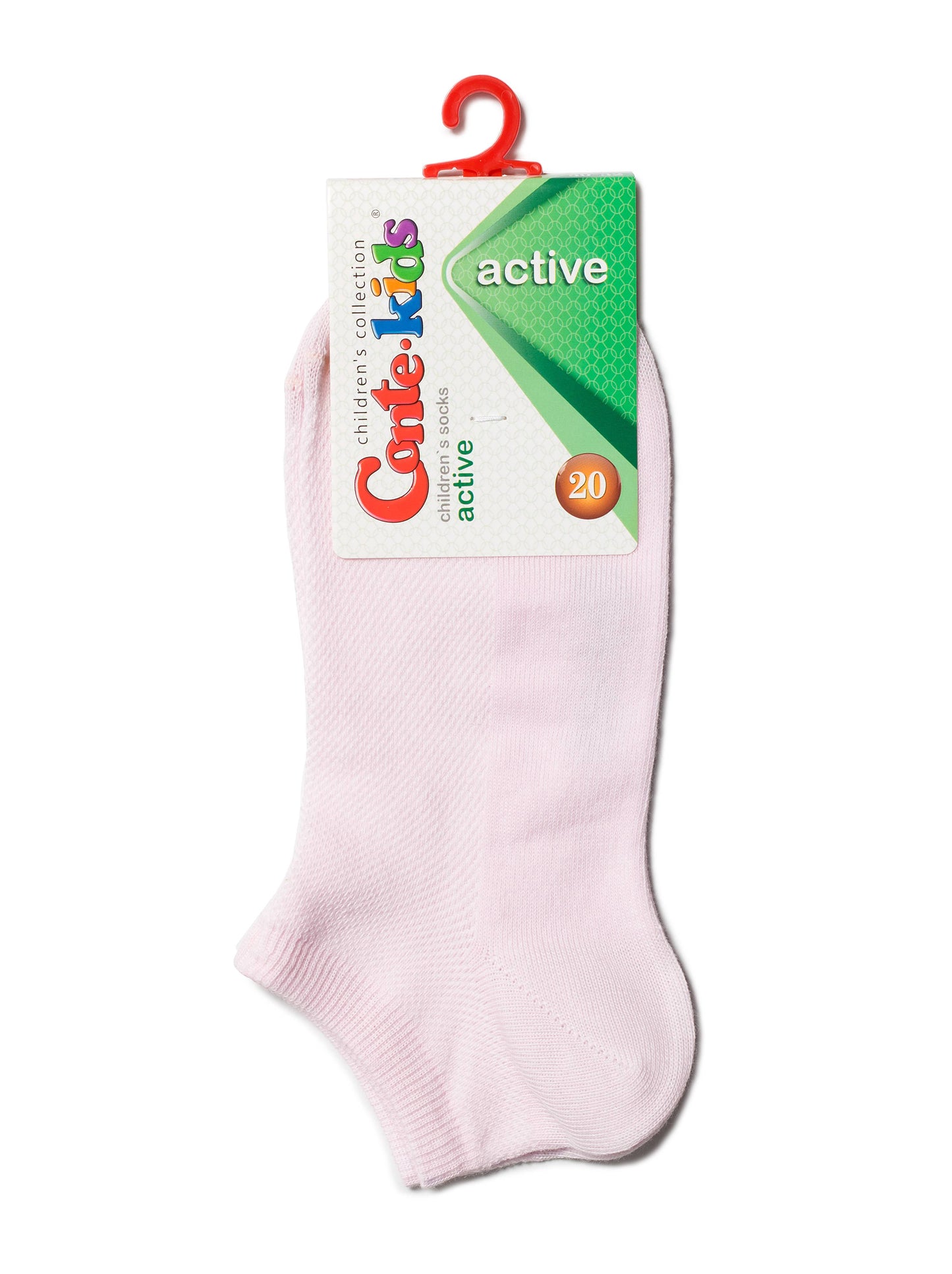 Conte-Kids Active #19S-180SP(484) - Lot of 2 pairs 68% Cotton Socks for Girls