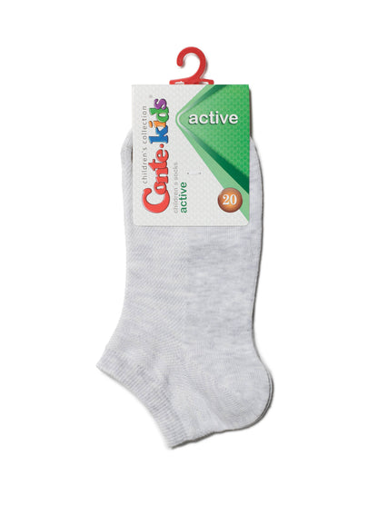 Conte-Kids Active #19S-180SP(484) - Lot of 2 pairs 68% Cotton Socks for Girls
