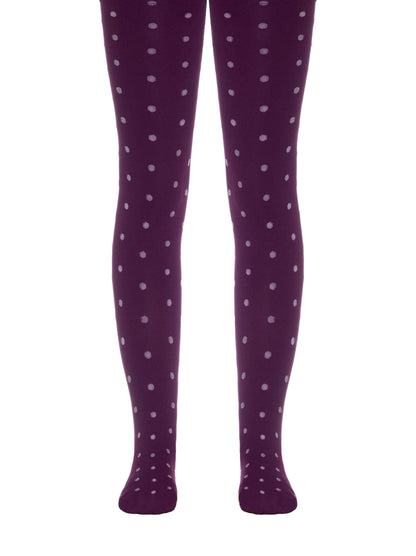 Conte Paola 50 Den - Fantasy Opaque Tights For Girls With Polka Dots - 4yr. 6yr. 8yr. 10yr. (16С-51СП)