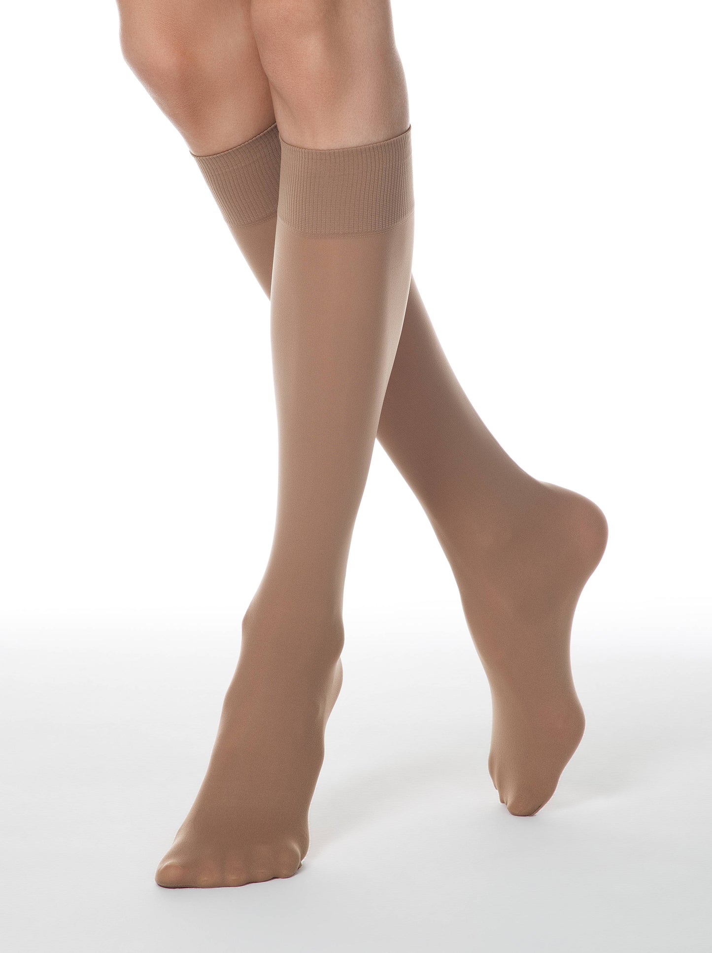 Conte Microfibra 50 Den - Opaque Knee-Highs For Women - 1 Pair (Pack) (8С-9СП)