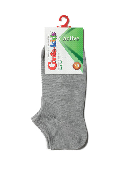 Conte-Kids Active #19S-180SP(484) - Lot of 2 pairs 68% Cotton Socks for Girls
