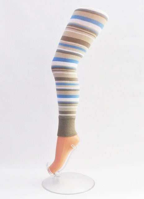 Conte Viva #6С-14СП(005) - Kids Cotton Classic Striped Leggings for Girls