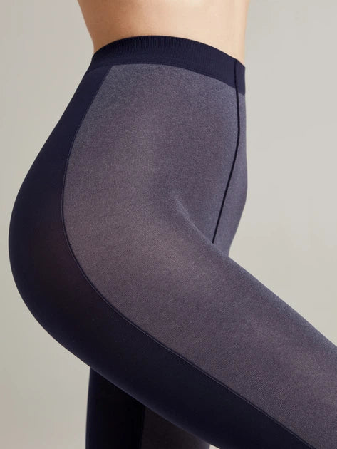 Conte Duet 60 Den - Fantasy Opaque Women's Tights with two-tone pattern (8S-162SP)