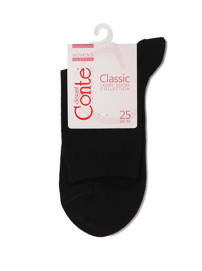 Conte Classic #15S-15SP(061) - 1 pair Elegant Cotton Women's Socks