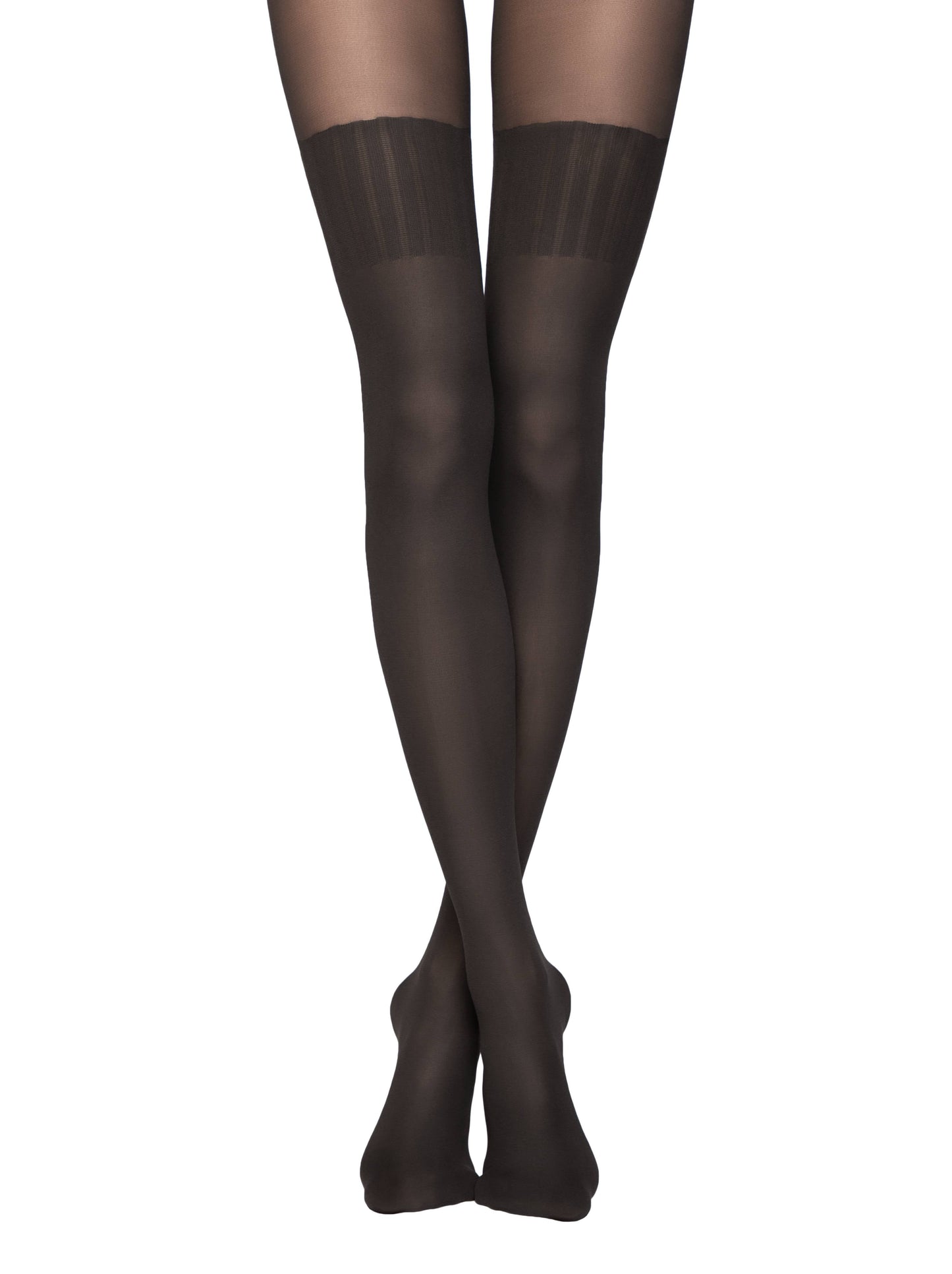 Conte Erica 20/60 Den - Fantasy Opaque Women's Tights with Imitation Mélange Golfs (12S-7SP)