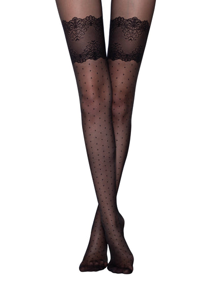 Conte Seduction 20 Den - Fantasy Polka Dots Stockings Imitation Women's Tights (21С-91СП)