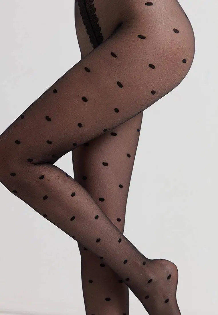 Conte Desire 20 Den - Fantasy Women's Tights with Polka Dots (18S-107SP)