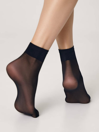 Conte Solo 20 Den - 2 Pairs (Pack) - Elegant Classic Women's Socks - One Size #20S-199SP