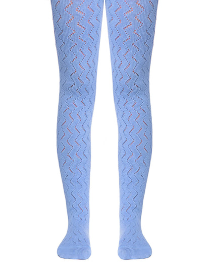 #7С-80СП(268) - Miss Conte-Kids Openwork Cotton Tights For Girls 2yr.-4yr.