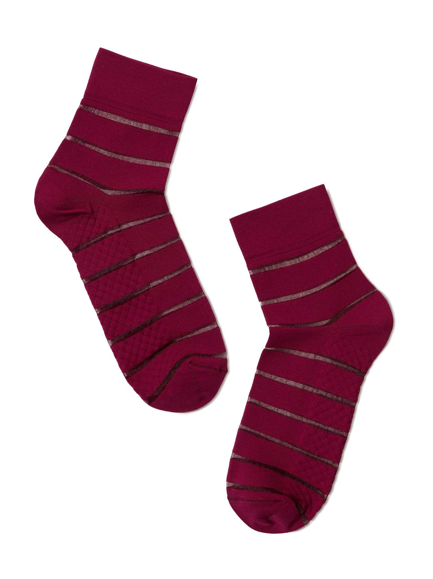 Conte Fantasy #16S-85SP - 1 pair Polyamide Women's Socks with Transparent mesh panels
