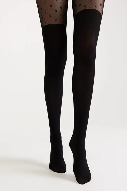 Conte Couture 30/50 Den - Fantasy Opaque Women's Tights with Imitation Golfs (23S-143SP)