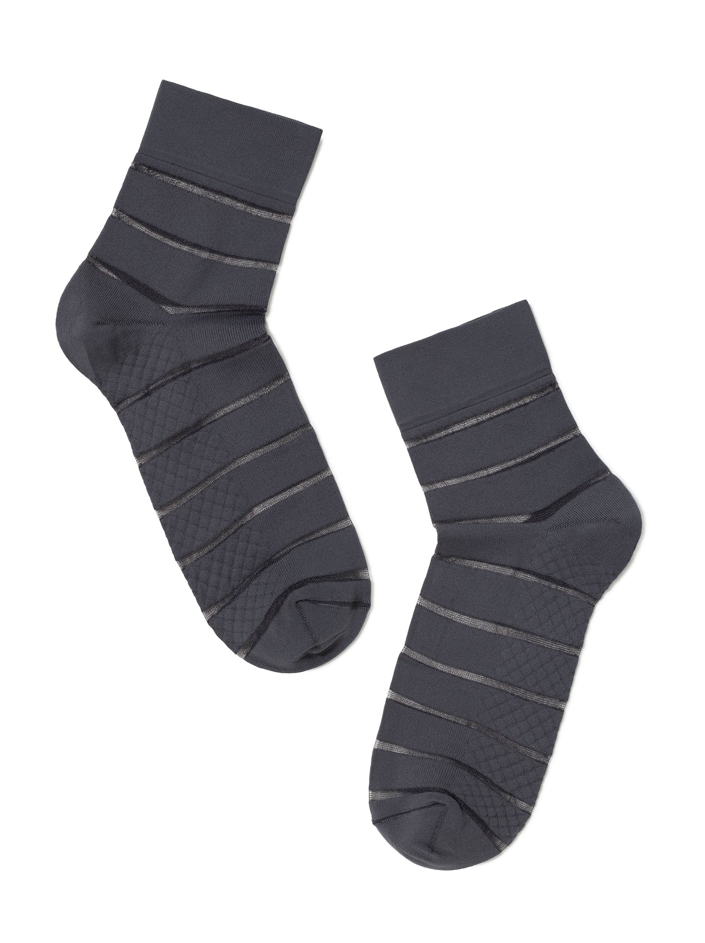 Conte Fantasy #16S-85SP - 1 pair Polyamide Women's Socks with Transparent mesh panels