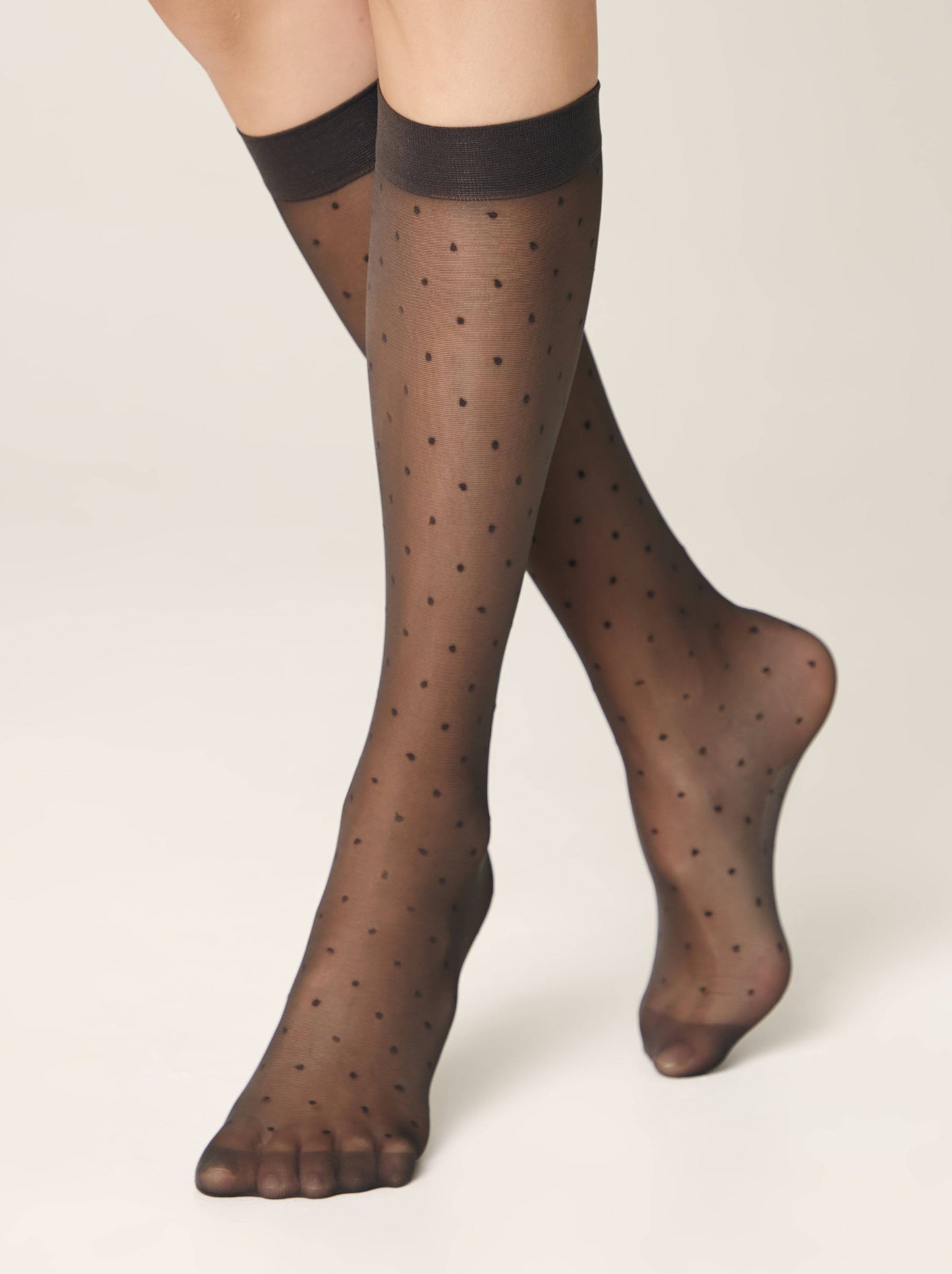 Conte Dots 40 Den - Fantasy Knee-Highs for Women (21C-147SP)