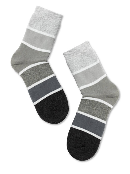 Conte Comfort #7S-47SP(212) - 1 pair Cotton Striped Terry Women's Socks