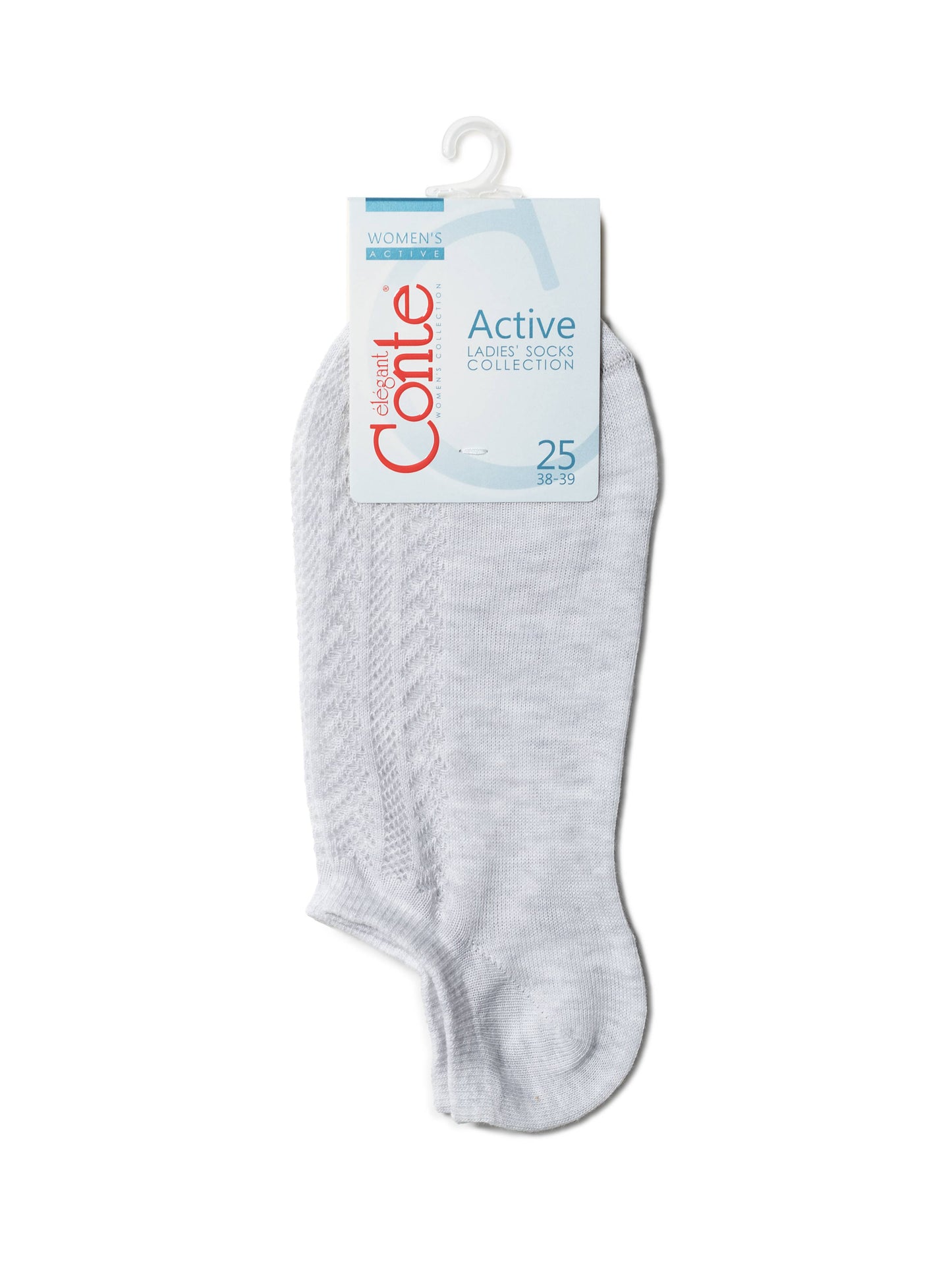 Conte Active #19S-185SP(179) - 1 pair Openwork Cotton Women's Socks