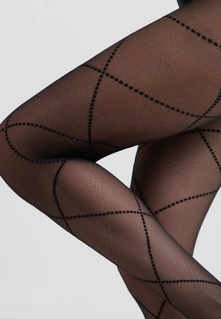 Conte Galerie 20 Den - Fantasy Women's Tights with imitation lacing (20S-89SP)