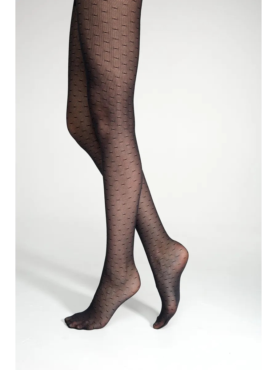 Conte Blues 40 Den - Fantasy Women's Tights with fine mesh design & subtle horizontal lines (24S-184SP)