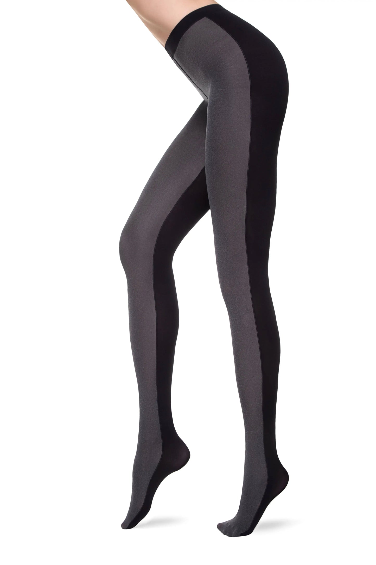 Conte Duet 60 Den - Fantasy Opaque Women's Tights with two-tone pattern (8S-162SP)