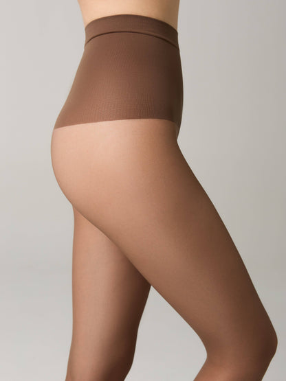 Conte Slimfit 20 Den - Modelling Women's Tights with a Wide Shaping Belt (8С-73СП)