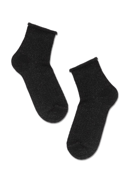 Conte Ajour #19S-186SP(180) - 1 pair Openwork Viscose Women's Socks with Lurex