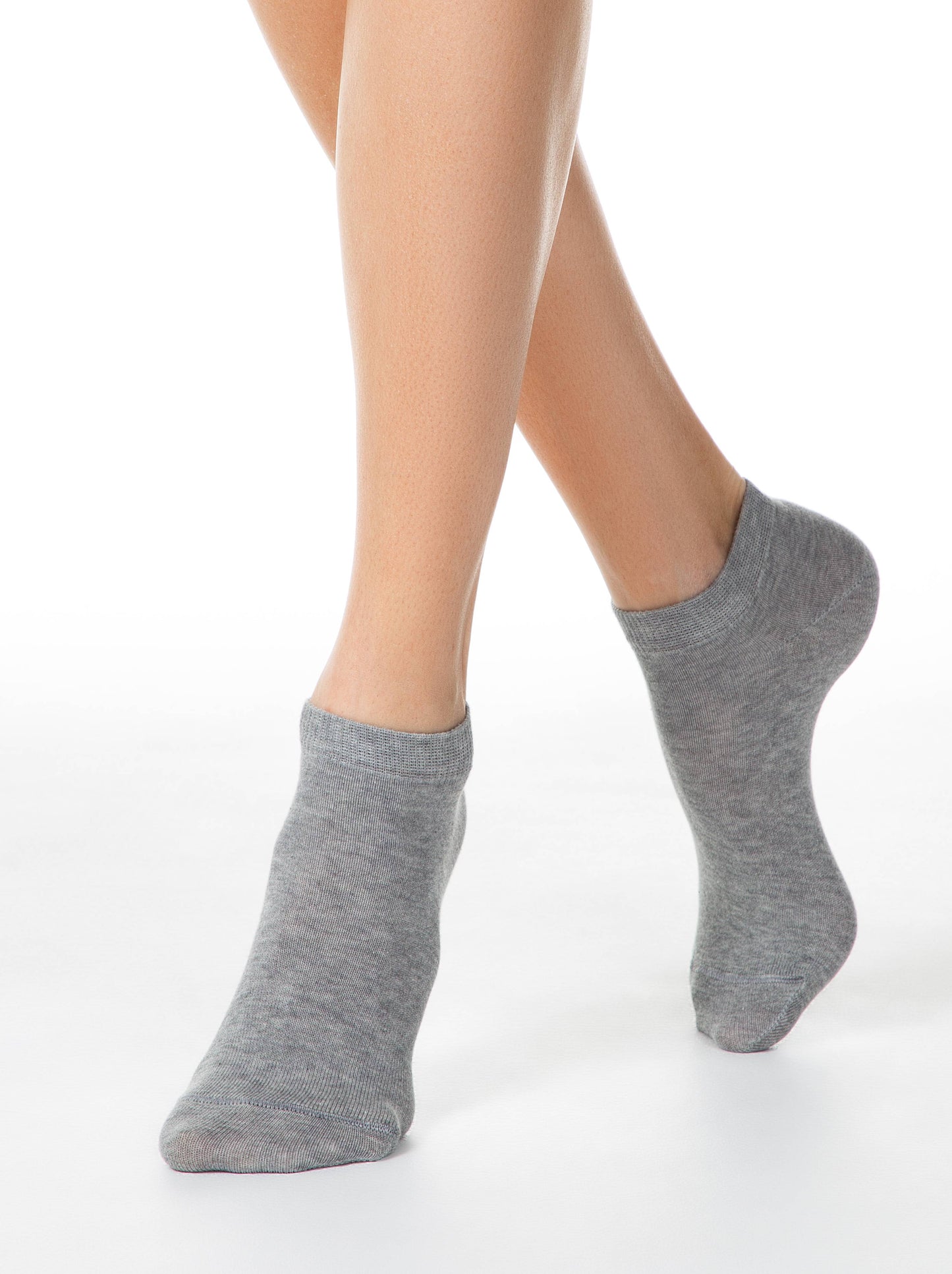 Conte Esli #19S-149SPE(000) - 1 pair Classic Cotton Cropped Women's Socks