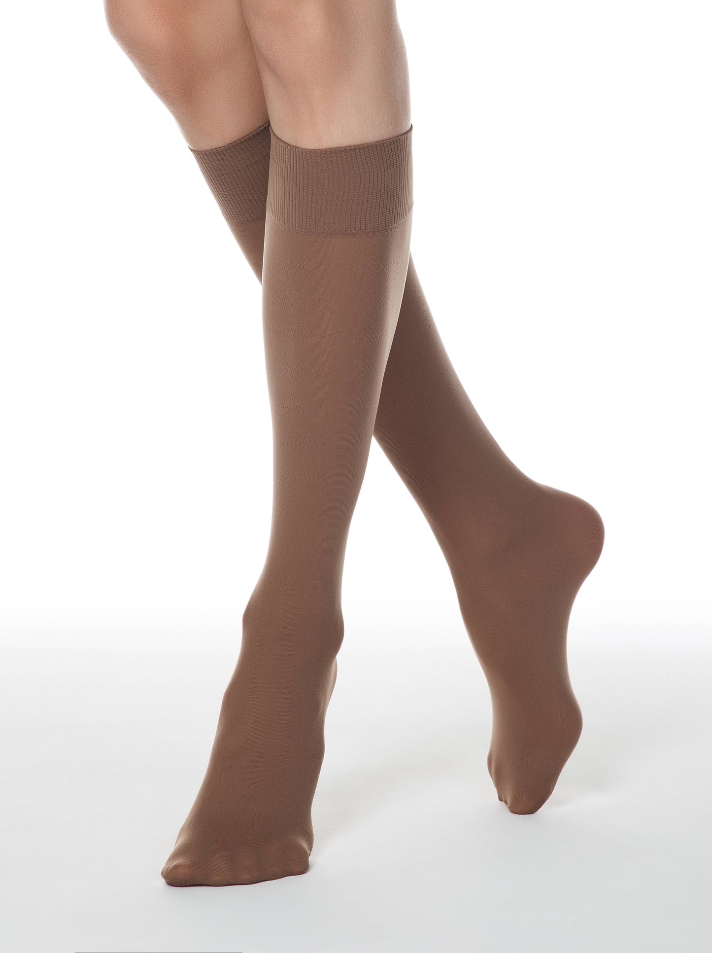 Conte Microfibra 50 Den - Opaque Knee-Highs For Women - 1 Pair (Pack) (8С-9СП)