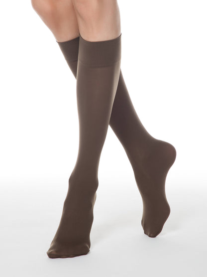 Conte Microfibra 50 Den - Opaque Knee-Highs For Women - 1 Pair (Pack) (8С-9СП)