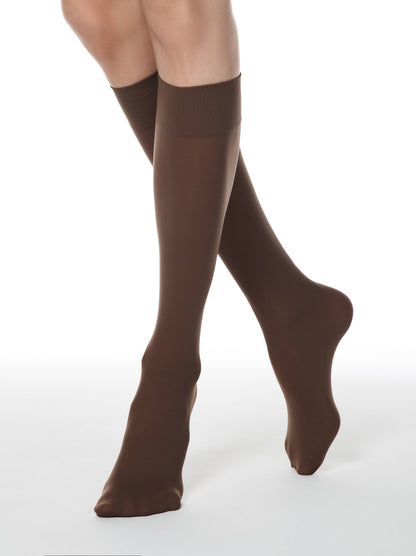 Conte Microfibra 50 Den - Opaque Knee-Highs For Women - 1 Pair (Pack) (8С-9СП)