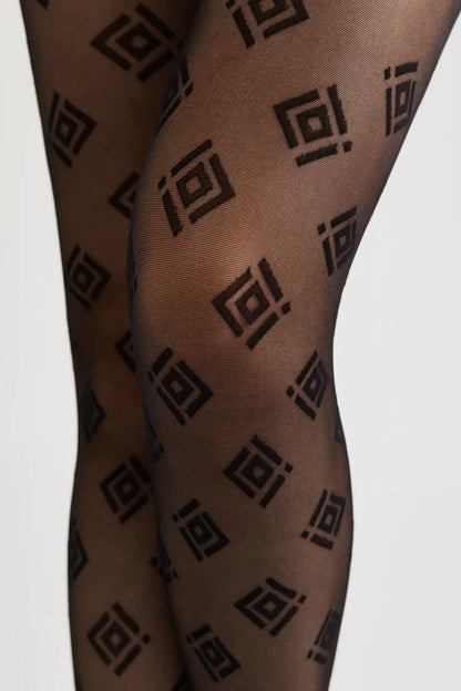 Conte Ingrid 20 Den - Fantasy Women's Tights with geometric pattern (23S-73SP)