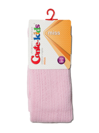 #7С-80СП(270) - Miss Conte-Kids Openwork Cotton Tights For Girls 2yr.-4yr.
