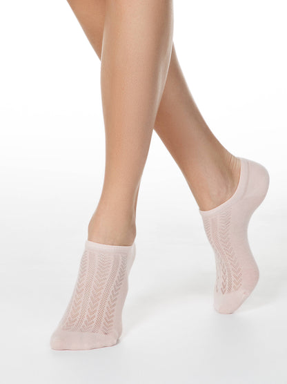 Conte Active #19S-185SP(179) - 1 pair Openwork Cotton Women's Socks