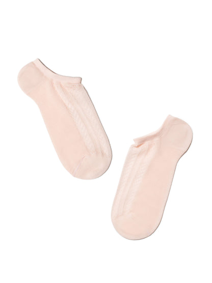 Conte Active #19S-185SP(179) - 1 pair Openwork Cotton Women's Socks