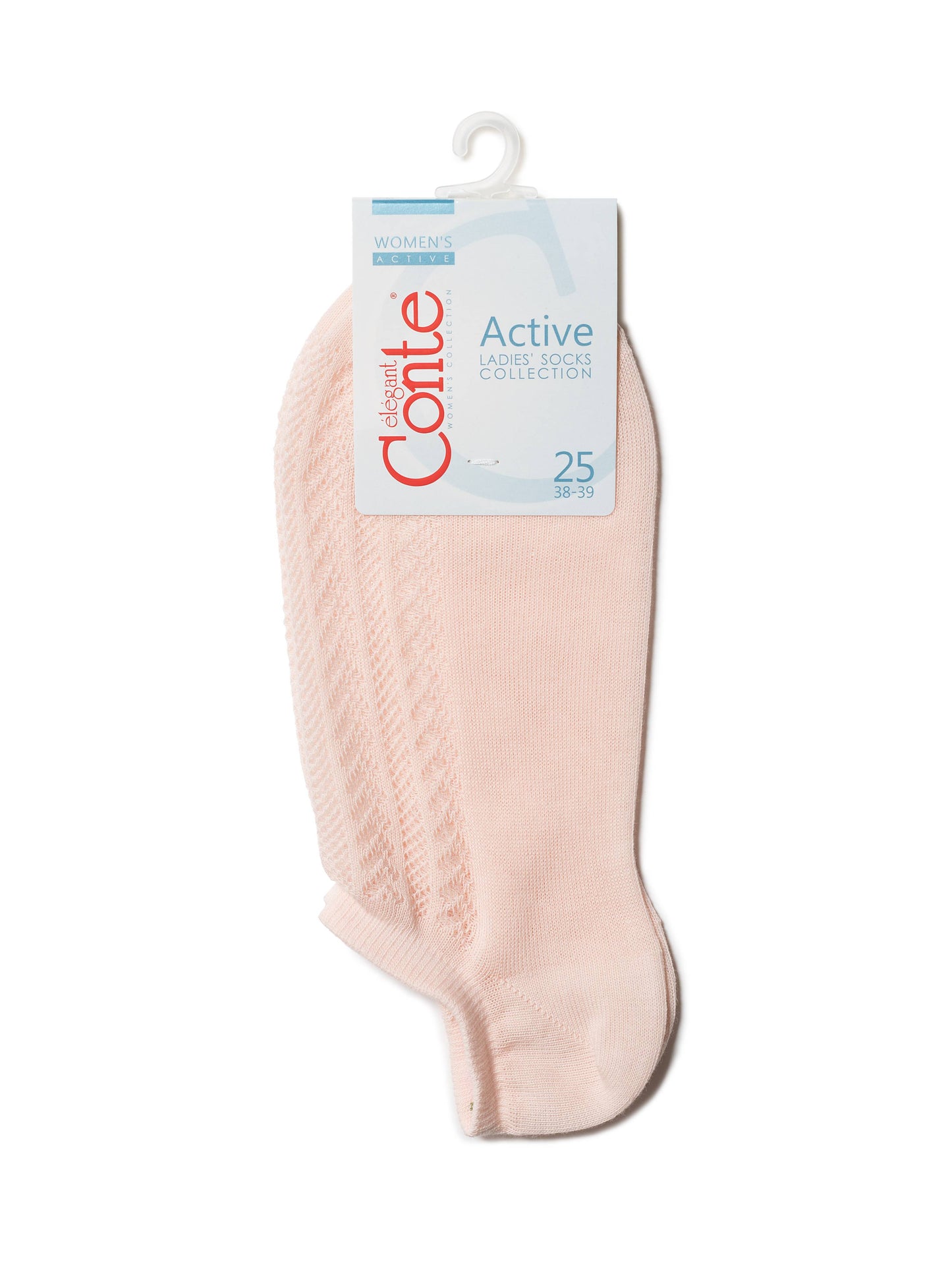 Conte Active #19S-185SP(179) - 1 pair Openwork Cotton Women's Socks