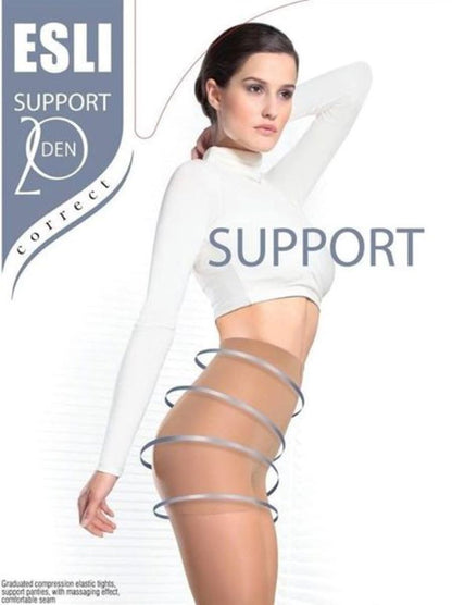 Conte/Esli Support 20 Den - Correct Modelling Control Top Women's Tights (16S-37SPE)