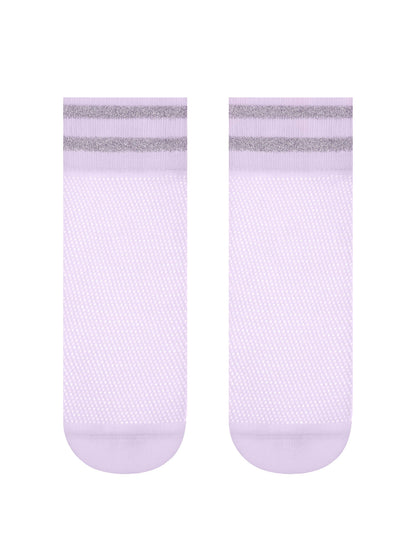 Conte Fantasy #17S-122SP(132) - 1 pair Openwork Lurex Polyamide Women's Socks