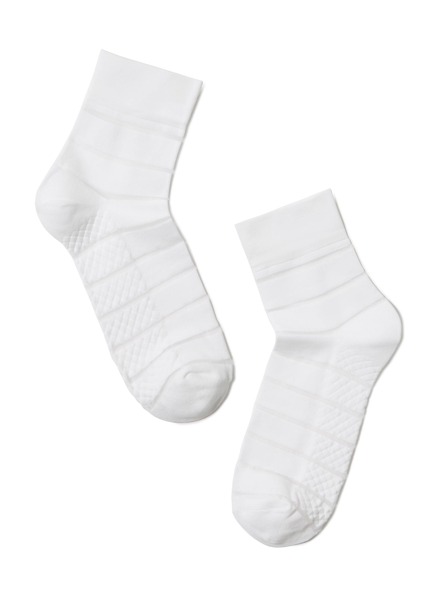 Conte Fantasy #16S-85SP - 1 pair Polyamide Women's Socks with Transparent mesh panels
