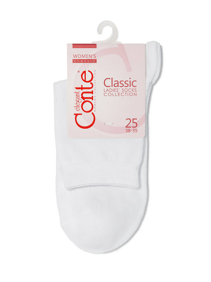 Conte Classic #15S-15SP(061) - 1 pair Elegant Cotton Women's Socks