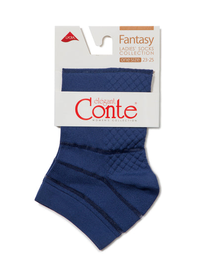 Conte Fantasy #17S-56SP - 1 pair Cropped Polyamide Women's Socks