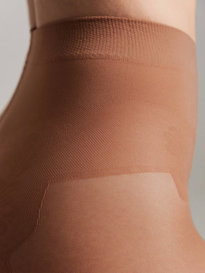 Conte Bikini Soft 40 Den - Classic Women's Tights with a Laced Panties (8S-47SP)
