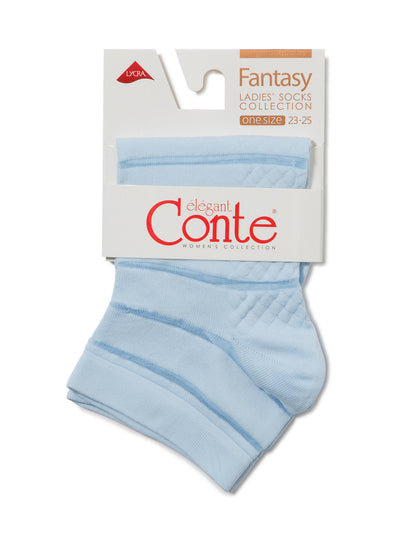 Conte Fantasy #17S-56SP - 1 pair Cropped Polyamide Women's Socks