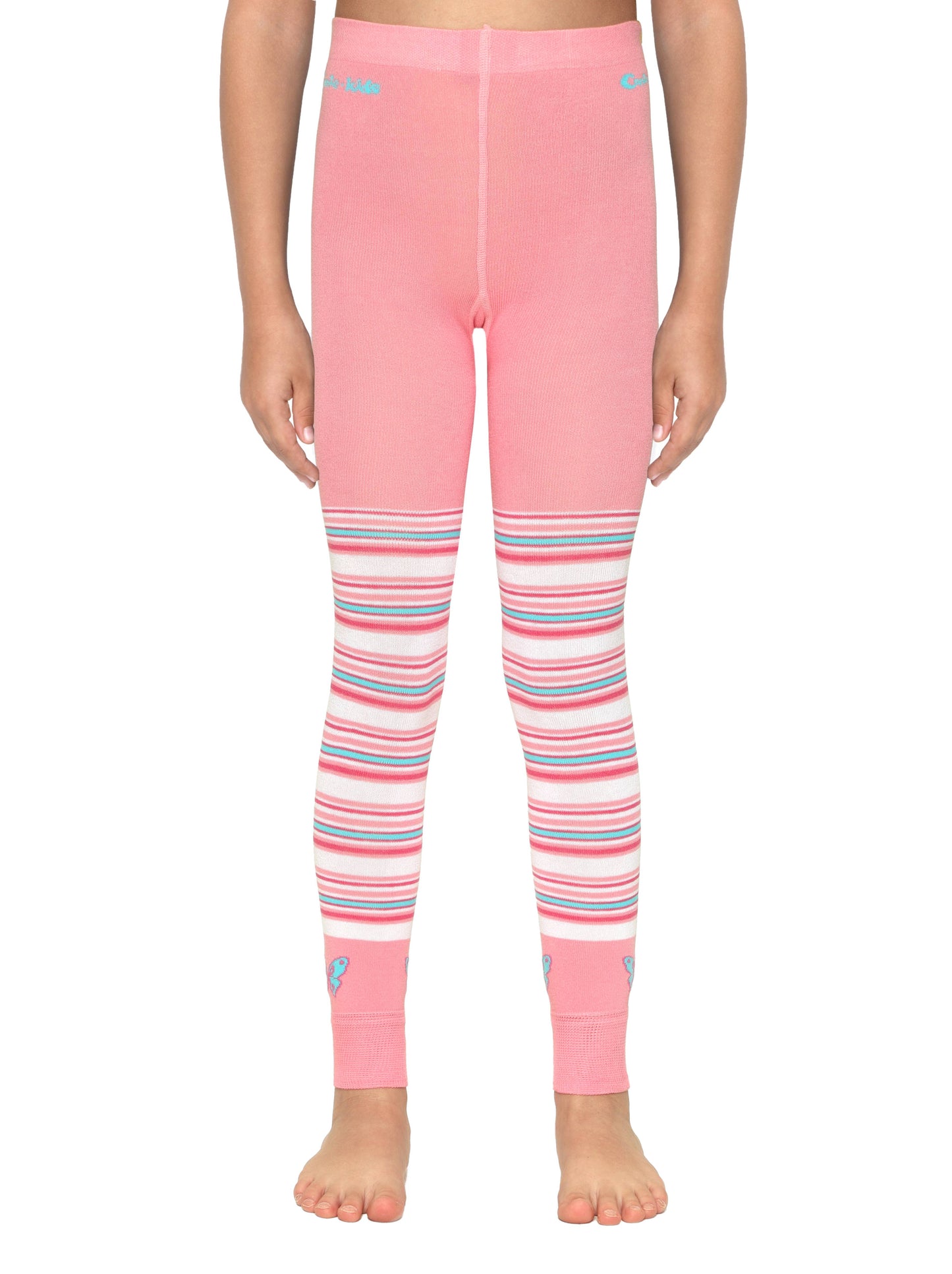Conte Viva #6С-14СП(006) - Kids Cotton Classic Striped Leggings for Girls
