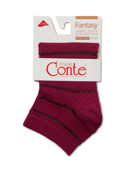 Conte Fantasy #17S-56SP - 1 pair Cropped Polyamide Women's Socks