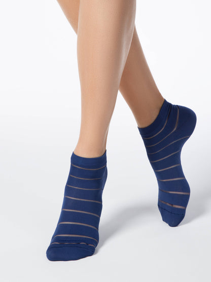 Conte Fantasy #17S-56SP - 1 pair Cropped Polyamide Women's Socks