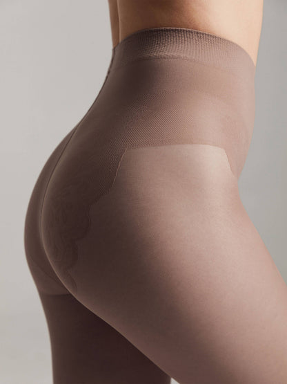 Conte Bikini Soft 40 Den - Classic Women's Tights with a Laced Panties (8S-47SP)