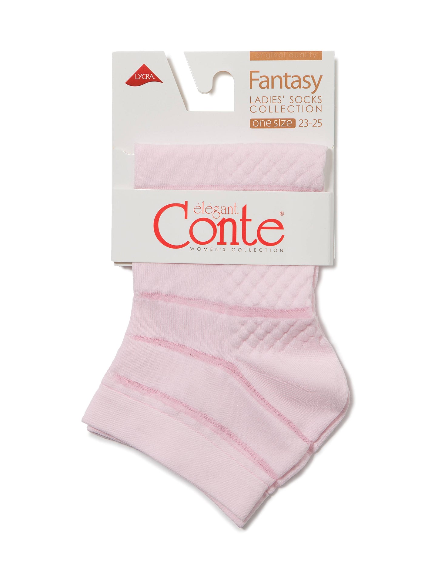 Conte Fantasy #17S-56SP - 1 pair Cropped Polyamide Women's Socks