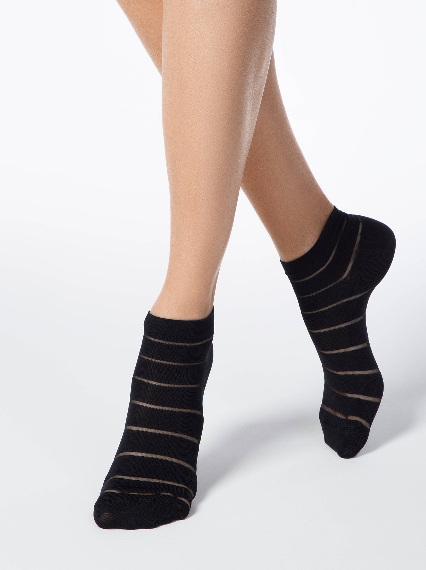 Conte Fantasy #17S-56SP - 1 pair Cropped Polyamide Women's Socks
